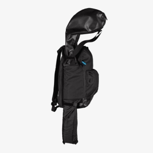 Backpack with stick holder